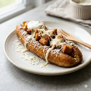 Plátano Maduro Relleno Cochinito