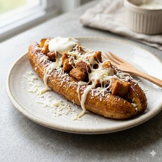 Plátano Maduro Relleno Cochinito