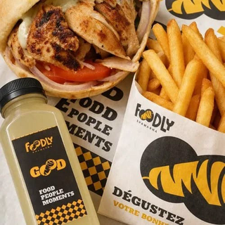 Menu Shawarma poulet Normal 