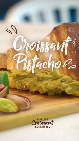 Croissant de Crema de Pistacho