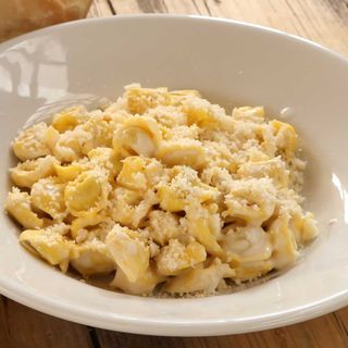 Ravioli en salsa cremosa