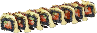 Black Salmon&Shrimp Roll