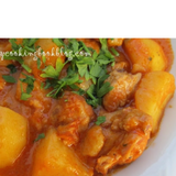 Свинско с картофи и грах