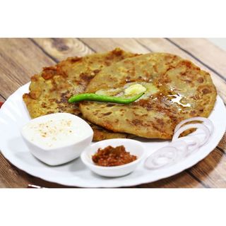 Aloo Paratta (Pickled Yoghurt)