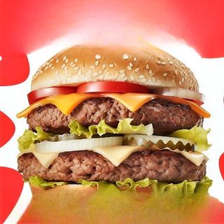 Hamburguesa doble con queso