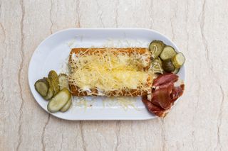 Pohovane palačinke sa pršutom 450 gr
