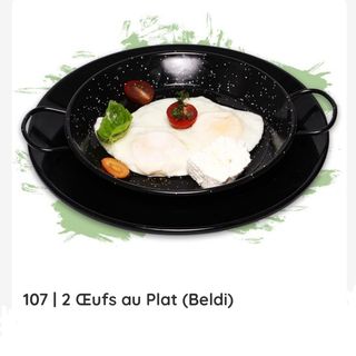 2 Œuf Au Plat Beldi