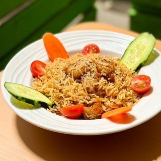 Arroz frito al estilo chef