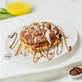 Pancake Nutella fruits secs