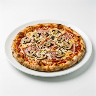 Pizza De Jamón Y Champiñones (30 Cm.)
