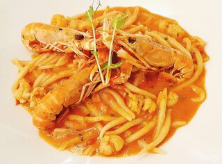 Pljukanci sa škampima