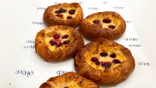 Слойка с малиной 