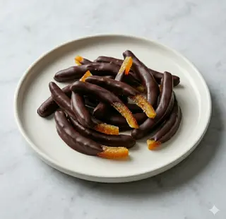 Scorzette di zenzero con cioccolato fondente 60% -  100 g