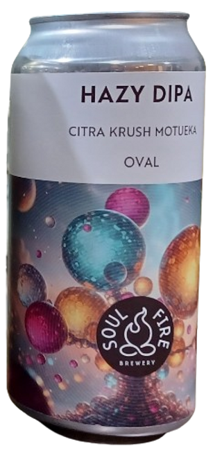 Oval Hazy DIPA Soul Fire Lata 44 cl.
