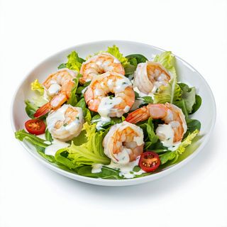Ensalada Con Gamba Y Mayonesa