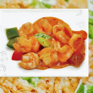 204. Gamberetti con salsa piccante