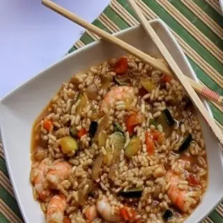 Arroz Cubak Con Gambas