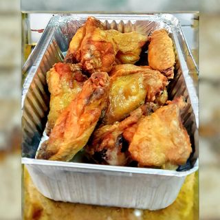 Alitas de pollo al ajillo (10 uds.)