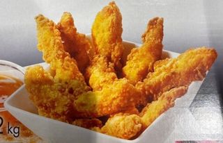 Finger de pluma de pollo