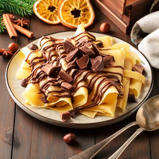 Crêpe Nutella Tagliatelles