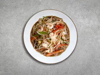 Gambas con Verduras