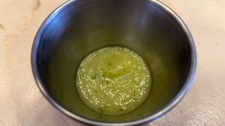 Salsa verde de aguacate