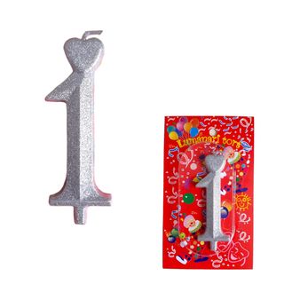 Lumanare tort cifra 1