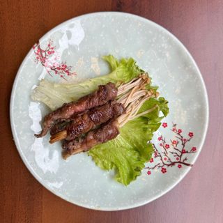 Beef enoki roll 3 pezzi