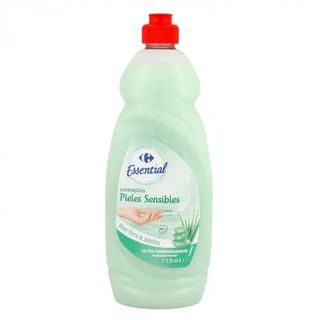 Lavavajillas A Mano Aroma Aloe Y Jojoba Carrefour 750 Ml.