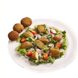 Ensalada Con Falafel