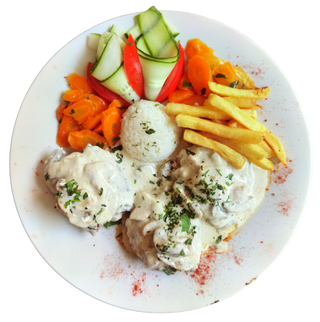 Teleći medaljoni sa pečurkama 300gr 