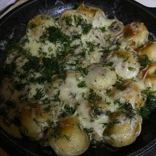 Смаженина з пельменями