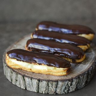 ეკლერი ფრანგული ვანილის კრემით