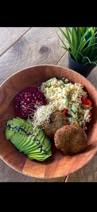 Falafel Bowl with Bulgur 