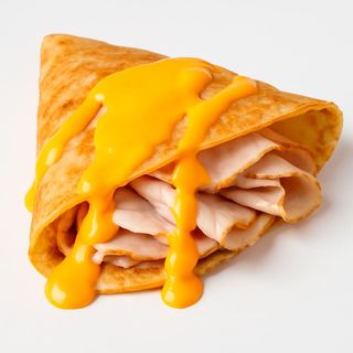 Crêpe Pavo y Queso Cheddar