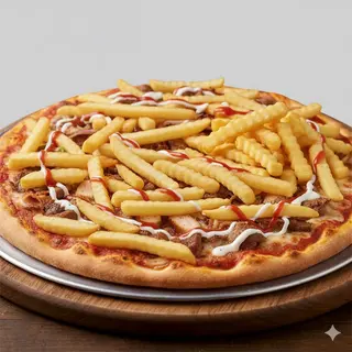 Pizza kebab patatine