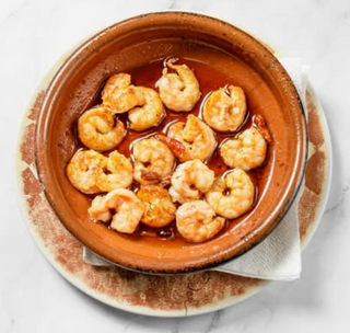 Cazuelita De Langostinos Al Ajillo (Ración)