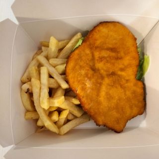 Cotoletta di pollo + patate