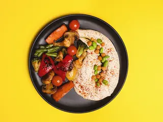 Хумус з печеними овочами (300g)