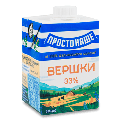 Молоко, вершки