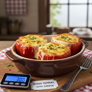 Печени пиперки със сирене