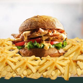 Hamburguesa kikiriki