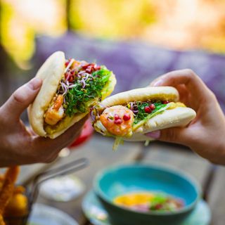 Bułeczki Bao z krewetkami  (2szt.)