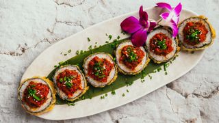 46. Futomaki Tatar z Tuńczyka w Tempurze