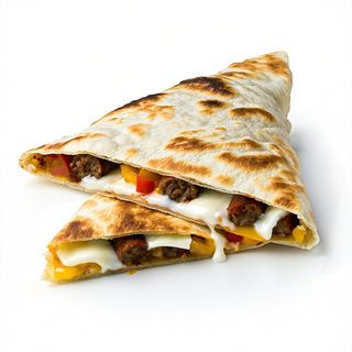 Piadina con salsiccia