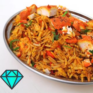 Chicken tikka biryani