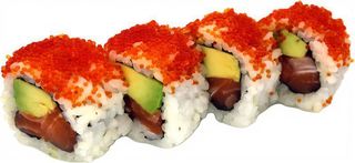 66. Uramaki Salmó Amb Alvocat I Tobiko (8 Uds.)