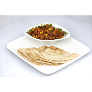 Beef Suqaar with Anjeero