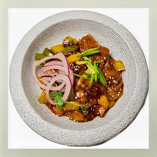 Бараньи ребра в кисло-сладком соусе