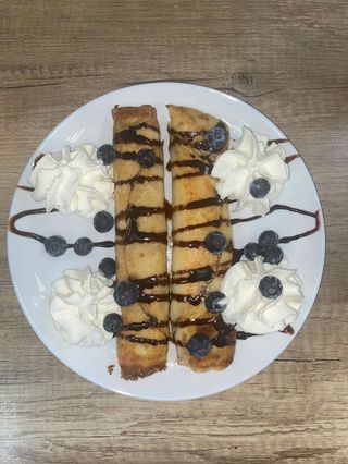 Naleśniki z serem na słodko